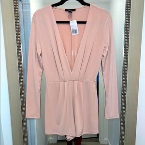Pink Blush Romper Forever 21 Size Medium